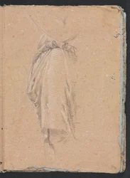 Verona Sketchbook: Drapery Study with Elbow Page 5, 1760