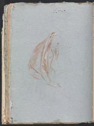 Verona Sketchbook: Female Figure with Cloak Page 40