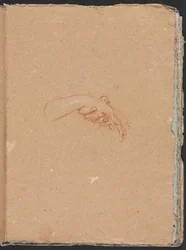 Verona Sketchbook: Study of hands (page 23)