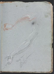 Verona Sketchbook: Study of Hands and Arms Page 29, 1760