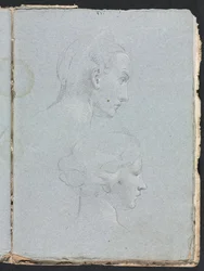 Verona Sketchbook: Two Heads Page 85