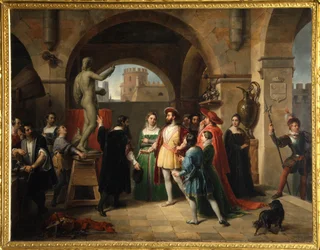 Francis I in the Studio of Benvenuto Cellini