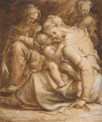 Virgin and Child with Saint Anne and John the Baptist, ca. 1550