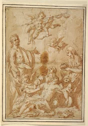 Lamentation over Christ