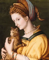 Lady With A Cat, c.1525-30