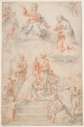 Saint Ansano Baptizing the Sienese