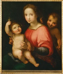 Saint Mary with Child and Young John the Baptist