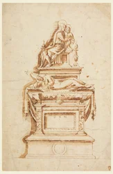 Design for a Sepulchral Monument for a Medici Cardinal