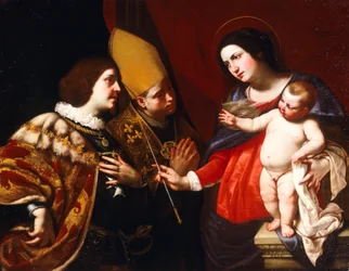 Lady Gives Sceptre of Command to Duke of Guise