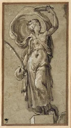 Fortune holding a palm