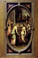 Juno borrowing the Girdle of Venus, 1572