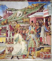 The Triumph of Mercury: June, from the Room of the Months, c.1467-70 (detail)
