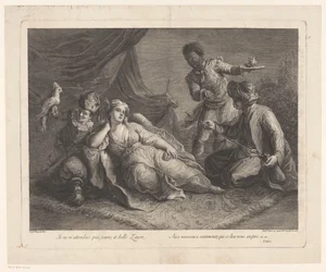 Woman Lying on a Carpet