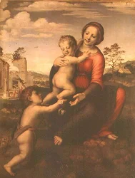 Madonna of the Well or Madonna and Child with the Young St. John the Baptist