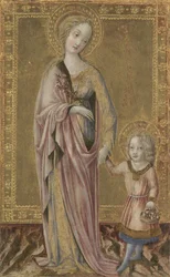 Saint Dorothy and the Infant Christ