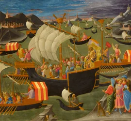King Melchior Sailing to the Holy Land, c.1445-50