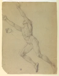 Figure Study for Diana and Her Attendants among the Constellations