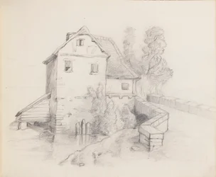 Mill House by a Stream