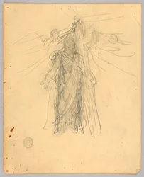 Sketch for Central Figure in the Ascension