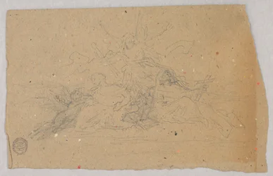 Sketch of Charity, Faith, and Hope