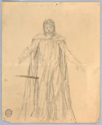 Study for Christ, Chancel of St. Bartholomew, New York