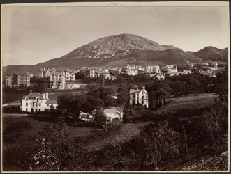 City at Foot of Mountain