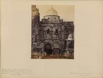 Jerusalem - Façade of the Church of the Holy Sepulchre