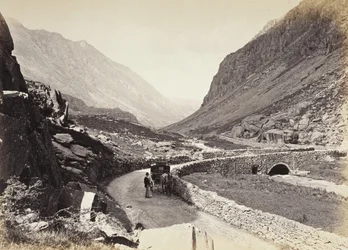 Llanberis, The Pass, From Above The Bridge, No. 2. (524)
