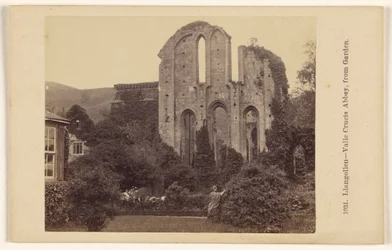 Llangollen - Valle Crucis Abbey, from the Garden