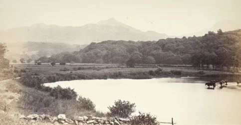 River Glaslyn and Mountains (513)