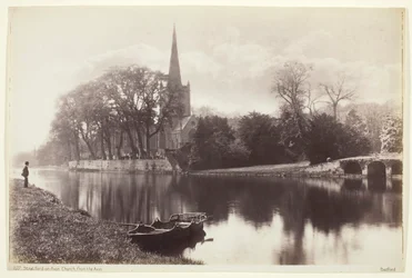 Stratford-on-Avon, Church from the Avon, 1860-94