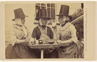 Welsh Group - Three Old Women at Tea, No. 2