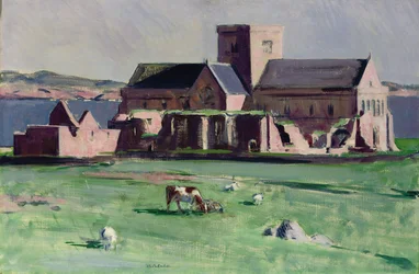 Iona Abbey from the northwest