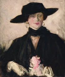 Lady in a Black Hat