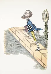 Capital F, illustration from The Struwwelpeter Alphabet, verse by Harold Begbie