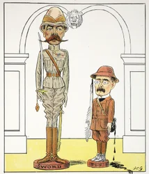K, k, illustration from The Struwwelpeter Alphabet, verse by Harold Begbie