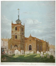 Church of St Paul, Shadwell, London, c1810