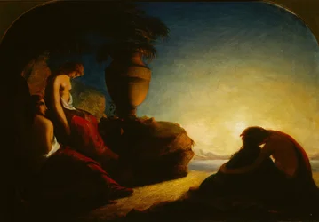 The Three Sisters of Phaeton Weeping Over the Tomb of Their Brother