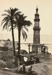 "Egypt and Palestine": view of Girgeh, Upper Egypt