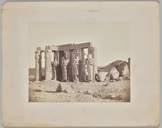 Fallen Statue at the Ramesseum, Thebes