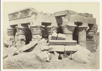 View of the temple of Kom Ombo