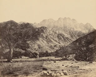 Mount Serbal, From the Wádee Feyrán