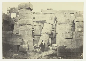 Pillars in the Great Hall, Karnak