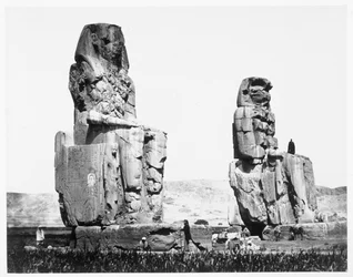 The Colossi of Memnon, Thebes, Egypt
