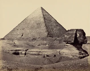 The Great Pyramid and the Sphinx