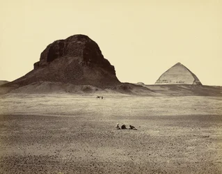 The Pyramids of Dahshoor, From the East