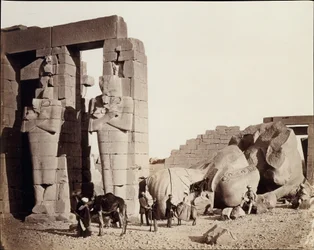 The Ramesseum of El-Kurneh, Thebes