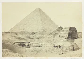 The Sphinx and the Great Pyramid, Giza