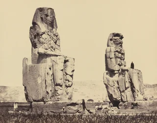 The Statues of the Plain, Thebes, 1858