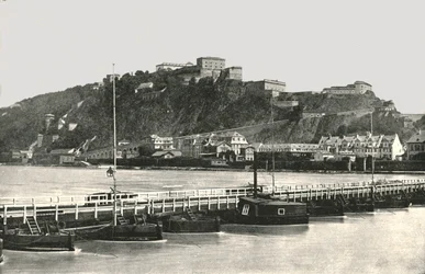 The Fortress of Ehrenbreitstein on the Rhine, Germany